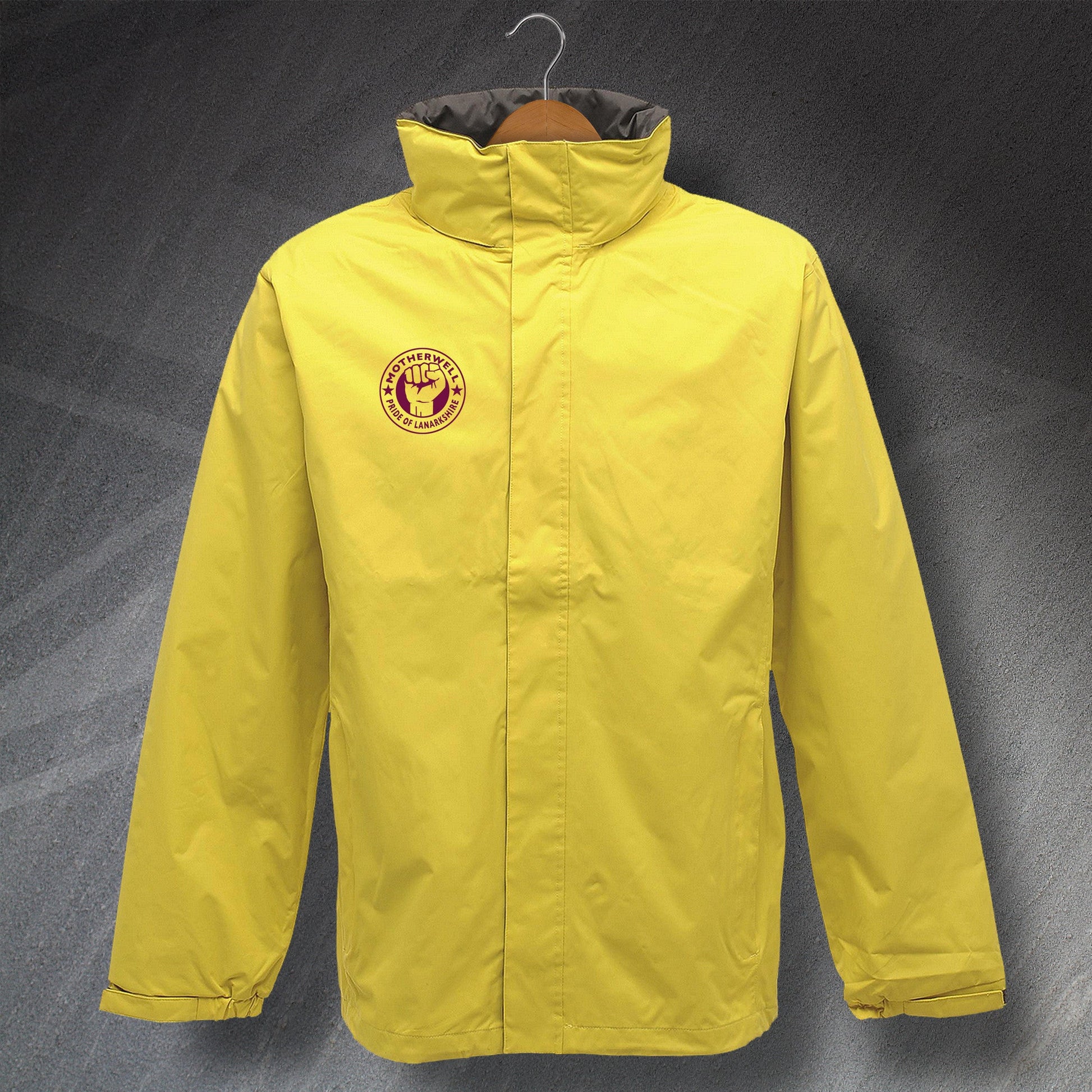 Motherwell The Pride of Lanarkshire Embroidered Waterproof Jacket
