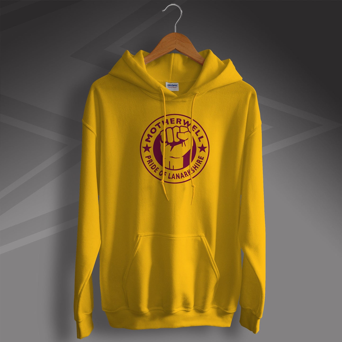 Motherwell Hoodie with The Pride of Lanarkshire Design