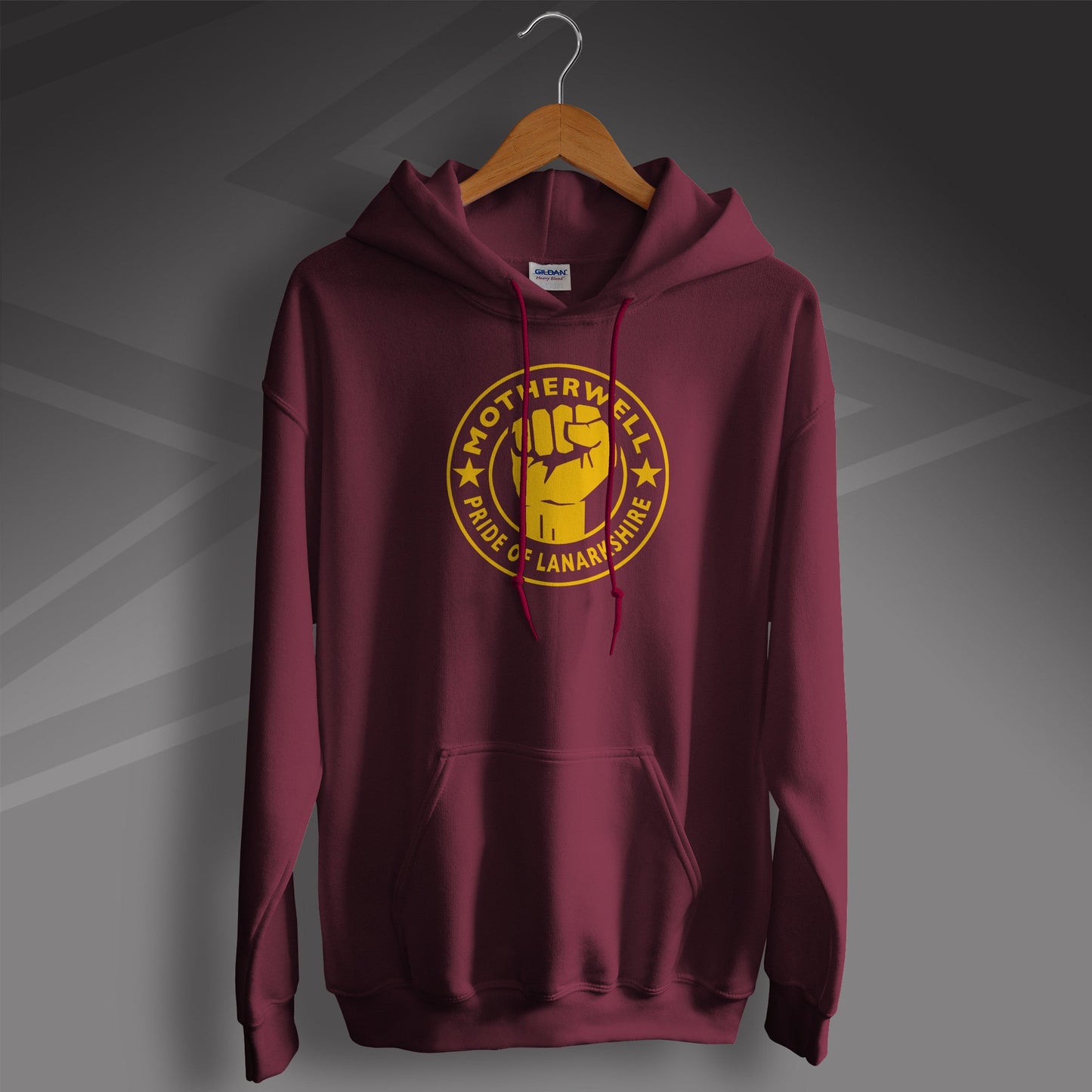 Motherwell Hoodie with The Pride of Lanarkshire Design