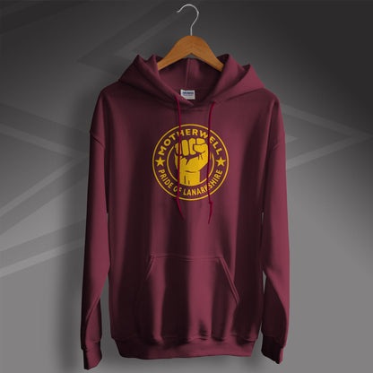 Motherwell Hoodie with The Pride of Lanarkshire Design