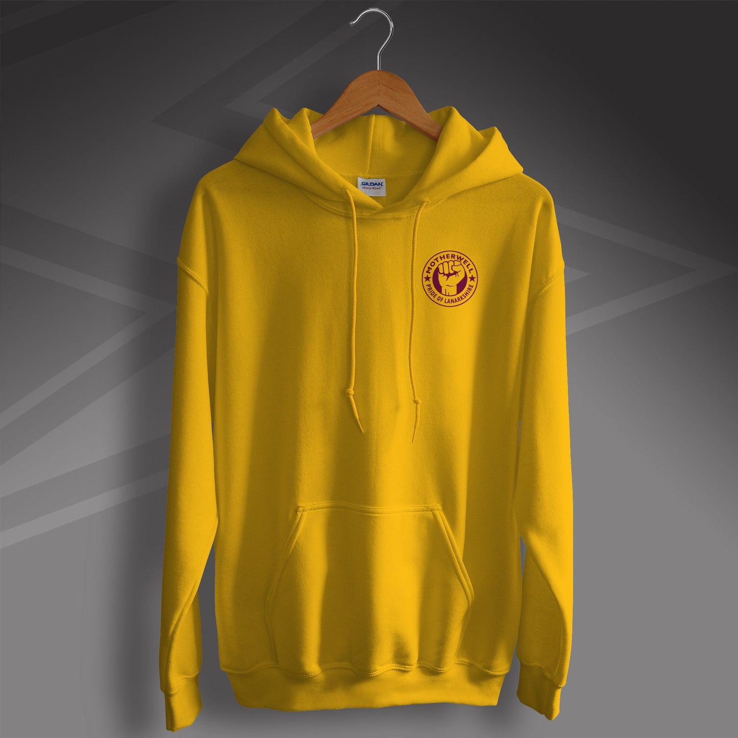 Motherwell Hoodie with The Pride of Lanarkshire Design