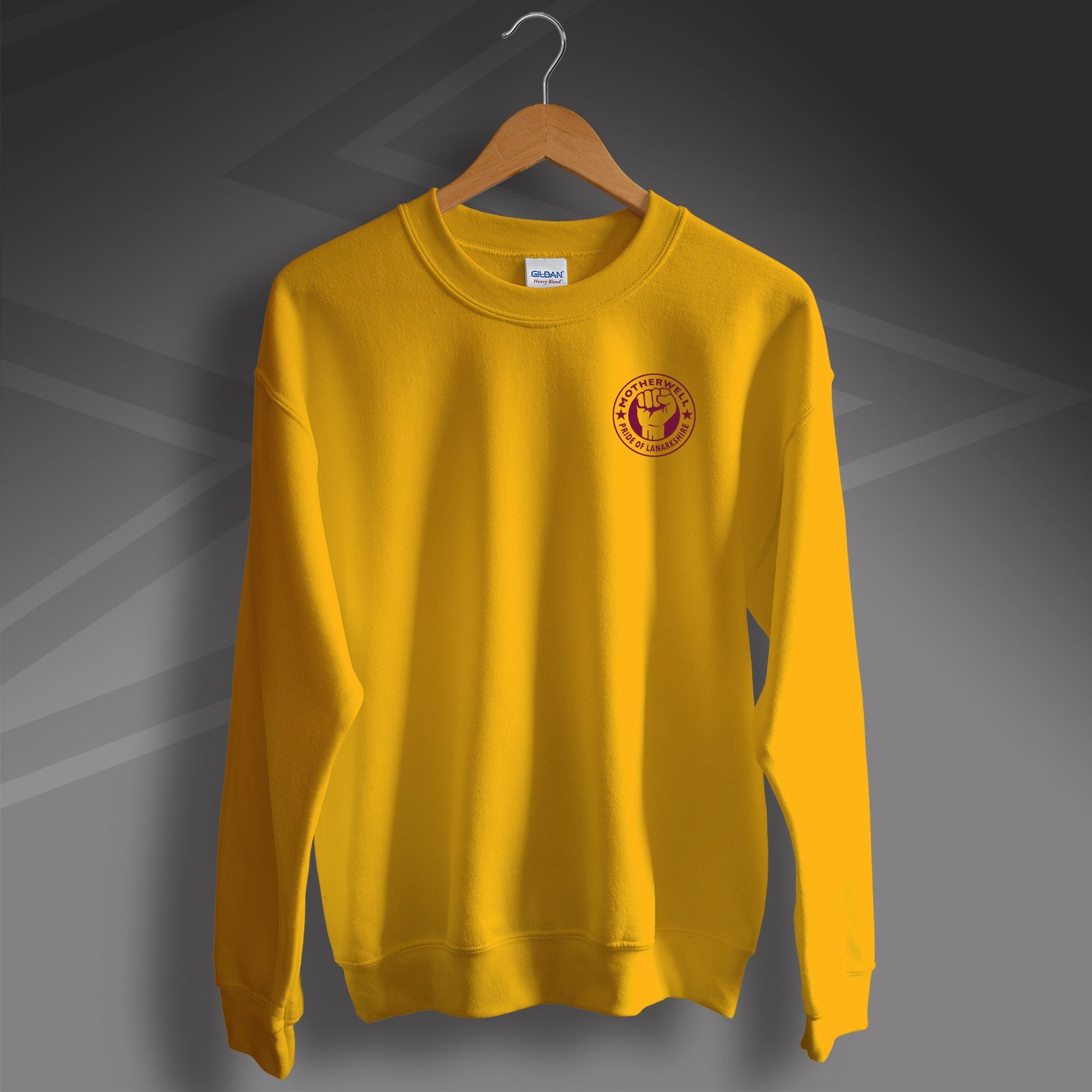 Motherwell Sweater with The Pride of Lanarkshire Design