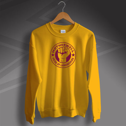 Motherwell Sweater with The Pride of Lanarkshire Design