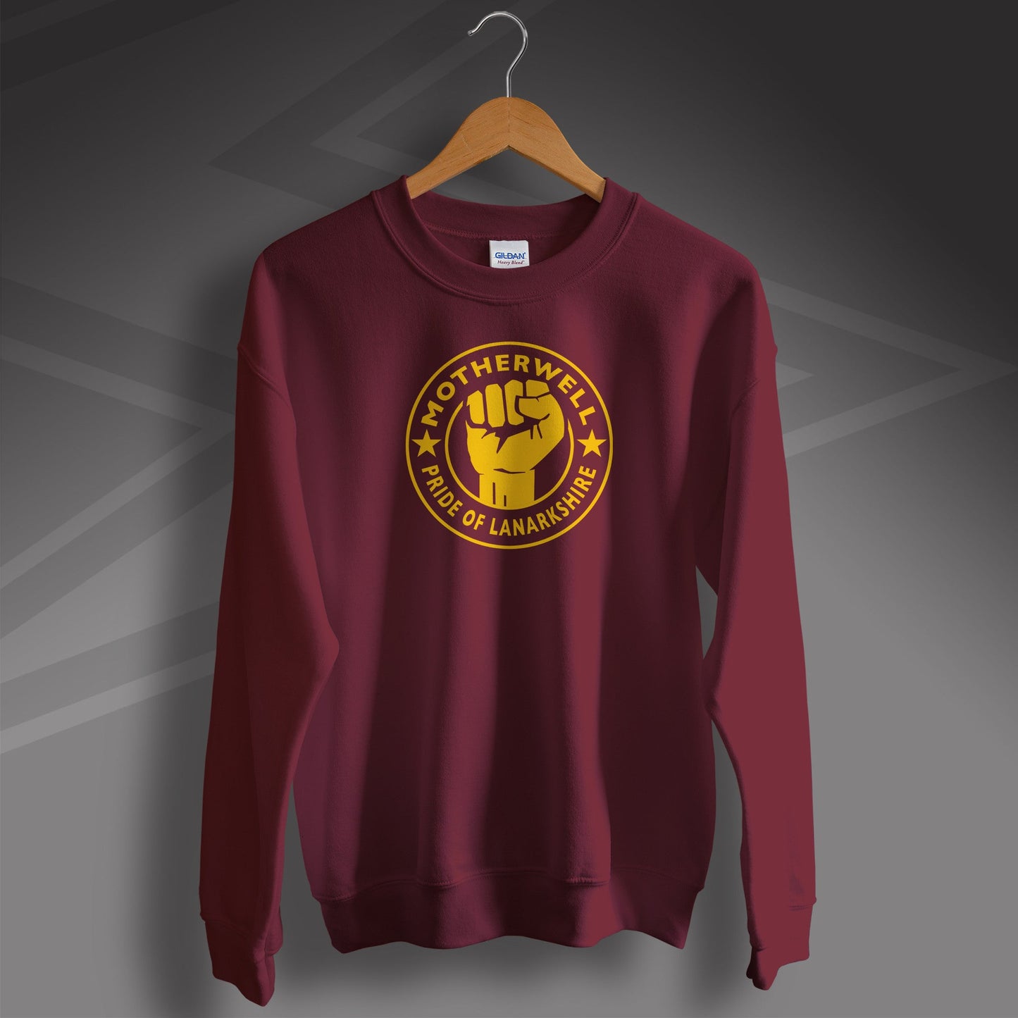 Motherwell Sweater with The Pride of Lanarkshire Design