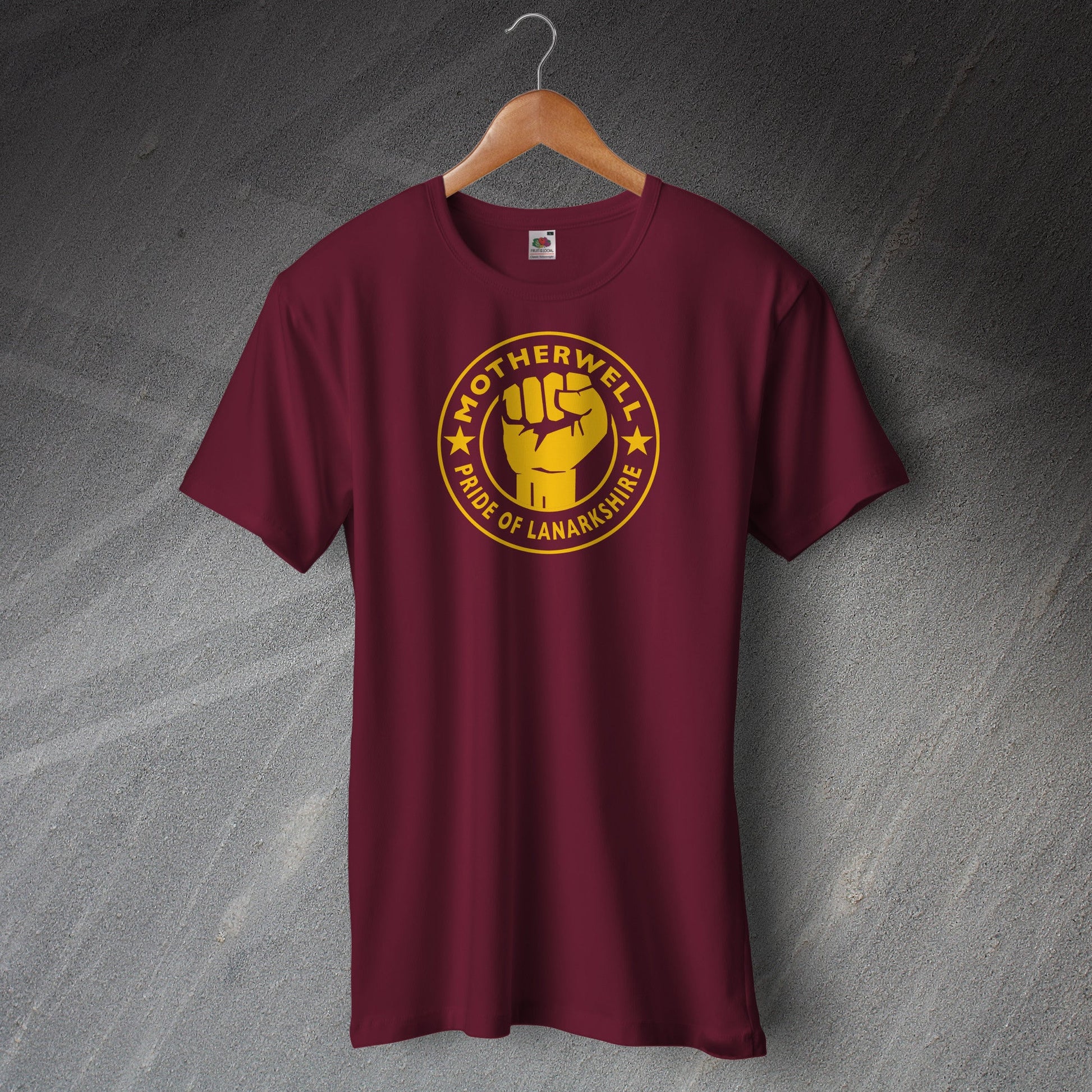 Motherwell Shirt with The Pride of Lanarkshire Design
