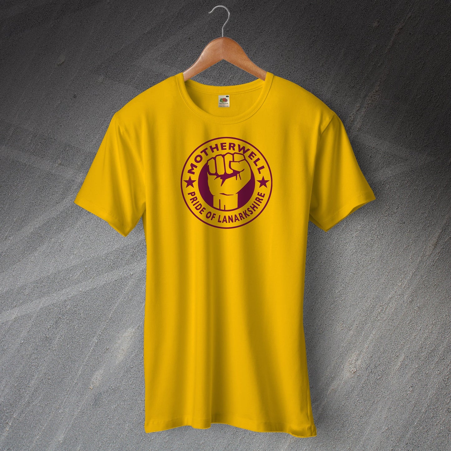 Motherwell Shirt with The Pride of Lanarkshire Design