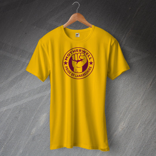 Motherwell Shirt with The Pride of Lanarkshire Design