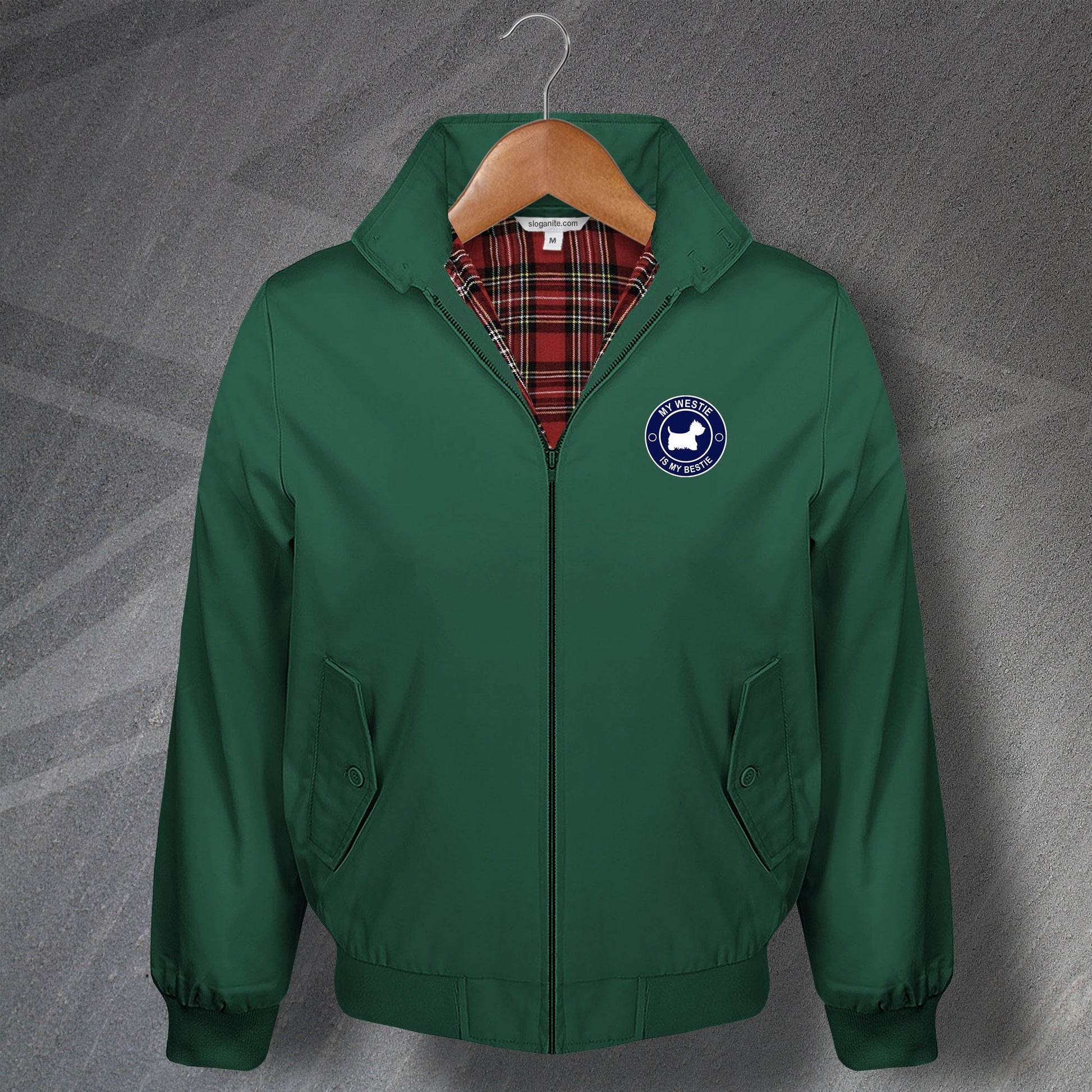 My Westie is My Bestie Harrington Jacket