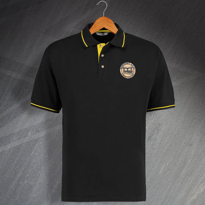 Retro Newport Embroidered Contrast Polo Shirt