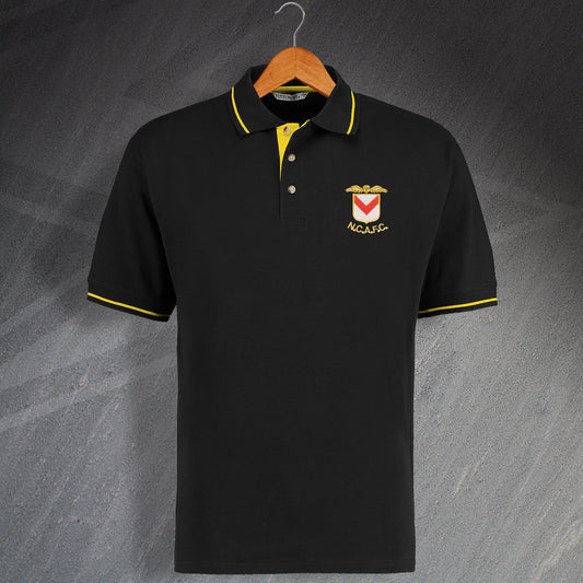 Retro Newport 1948 Embroidered Contrast Polo Shirt