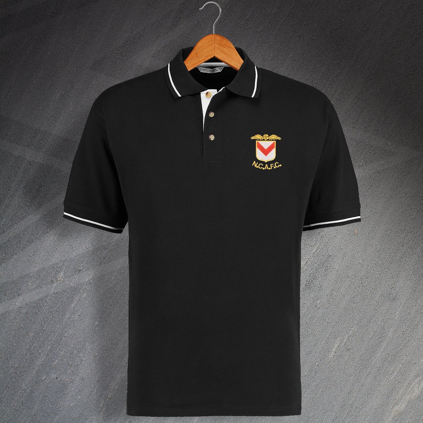 Retro Newport 1948 Embroidered Contrast Polo Shirt
