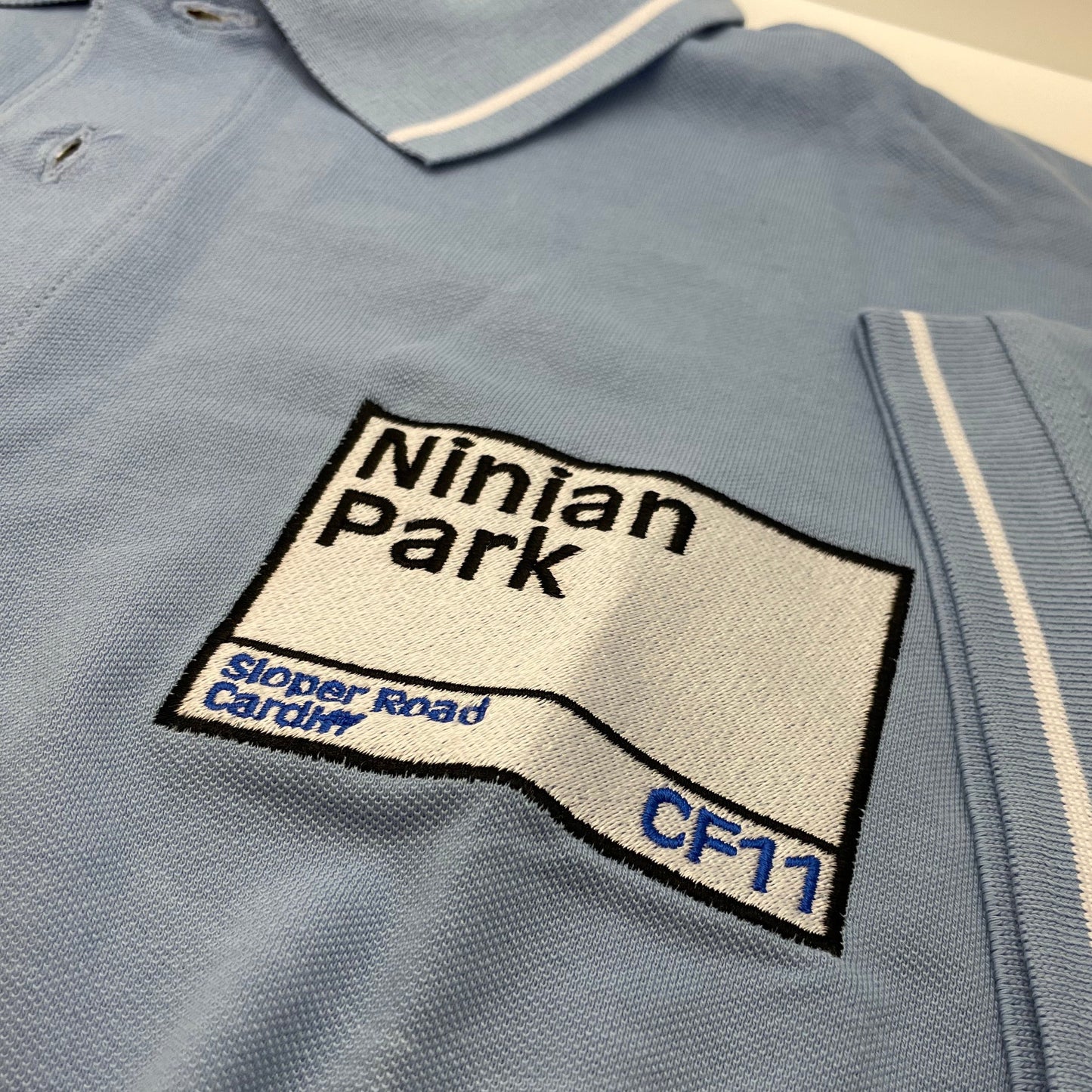 Ninian Park Football Polo Shirt