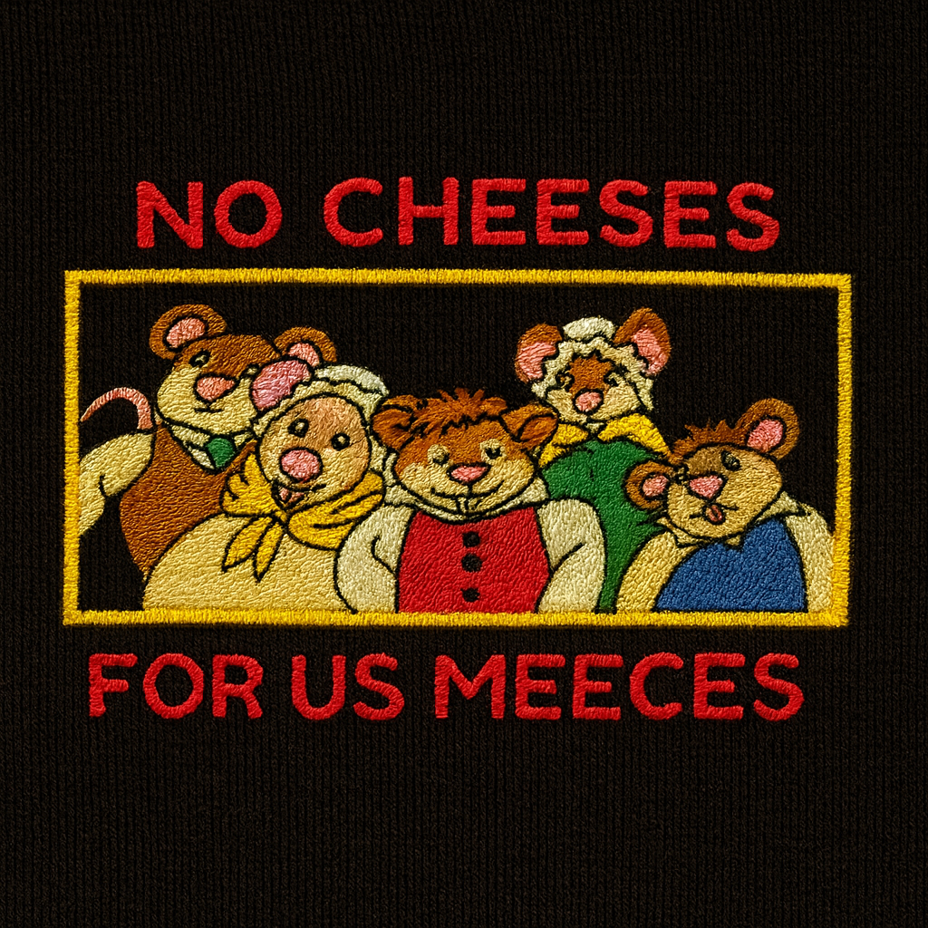 No Cheeses for us Meeces Christmas Jumper