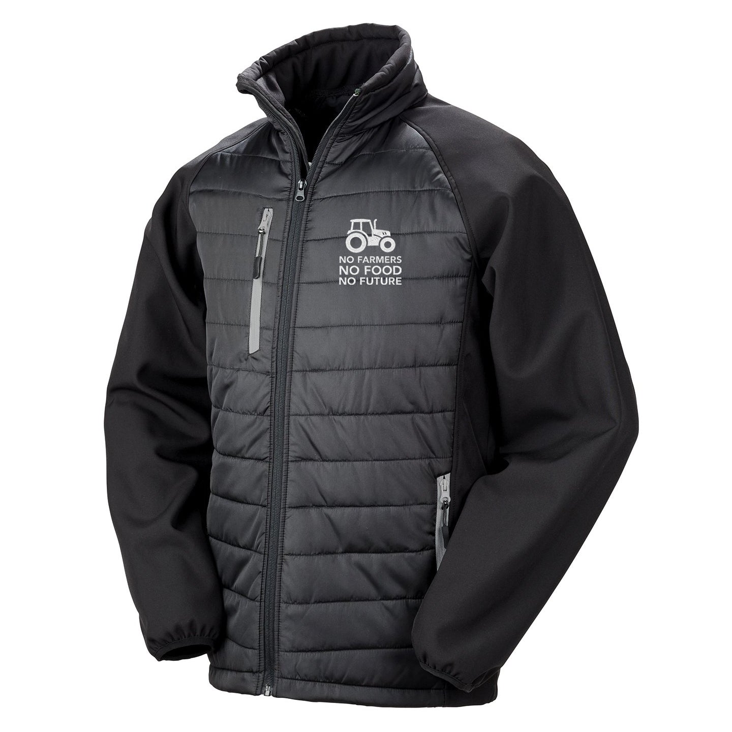 No Farmers No Food No Future Softshell Jacket