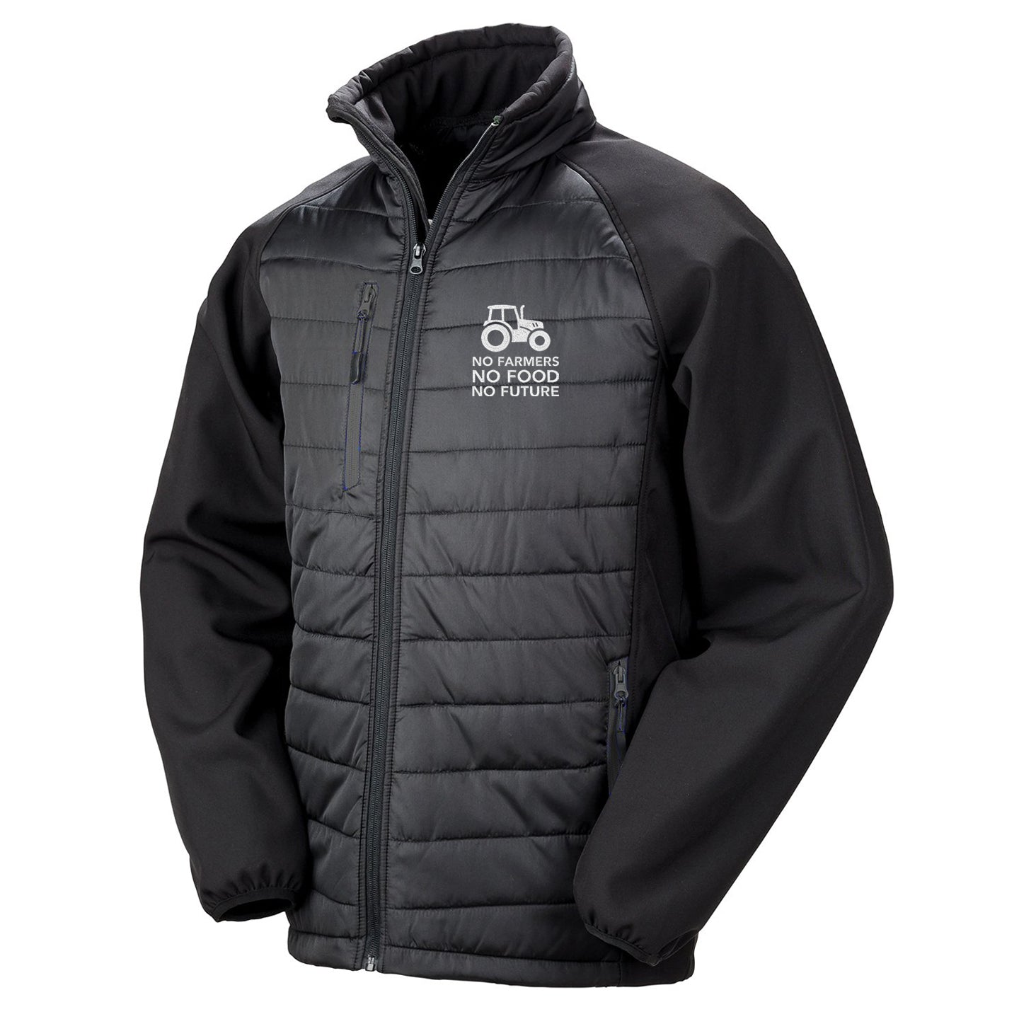 No Farmers No Food No Future Softshell Jacket