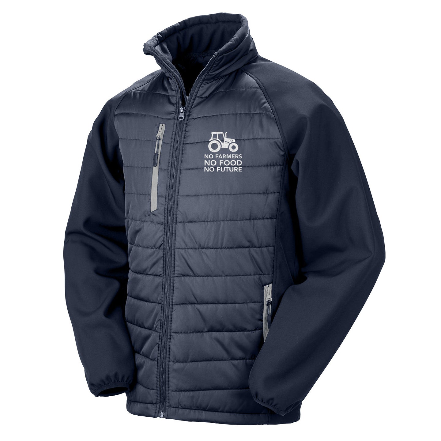 No Farmers No Food No Future Softshell Jacket