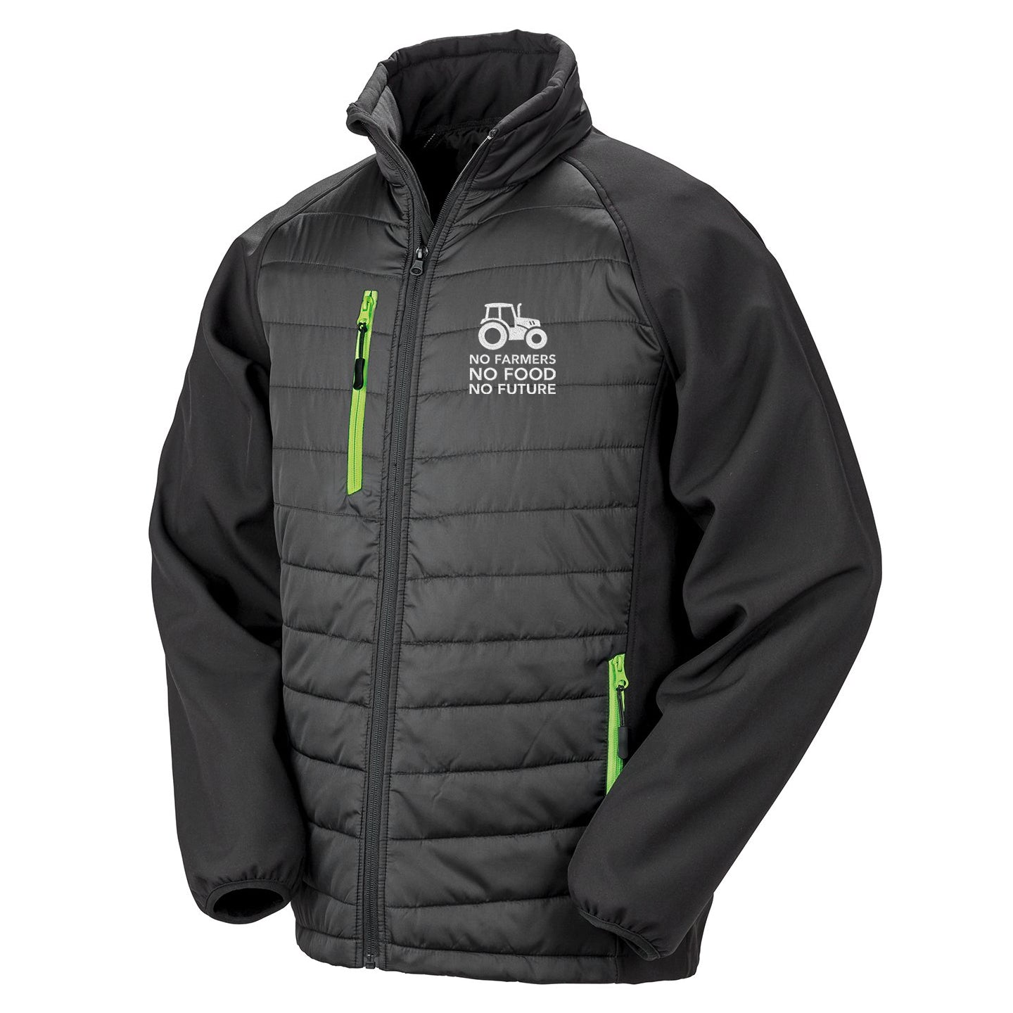 No Farmers No Food No Future Softshell Jacket