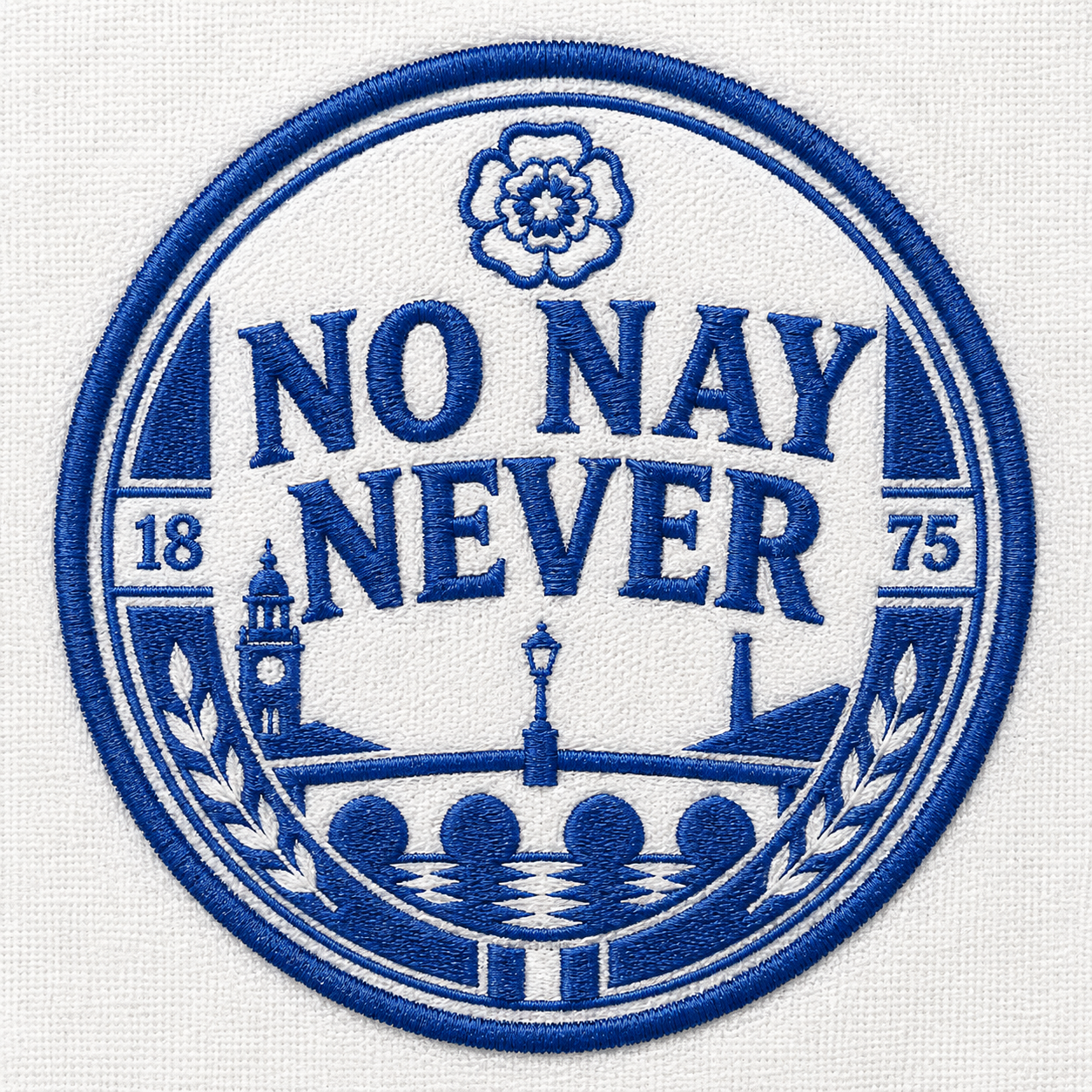 No Nay Never Blackburn Rovers Football Shirt