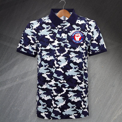 Northern Soul Camo Polo Shirt