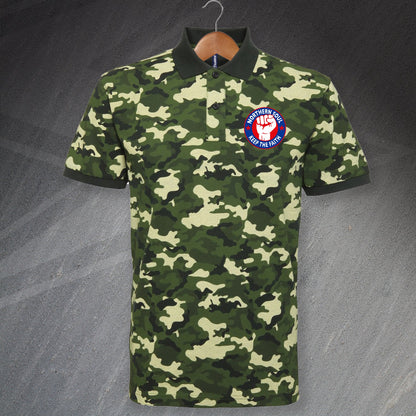 Northern Soul Camo Polo Shirt