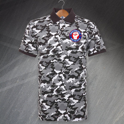 Northern Soul Camo Polo Shirt
