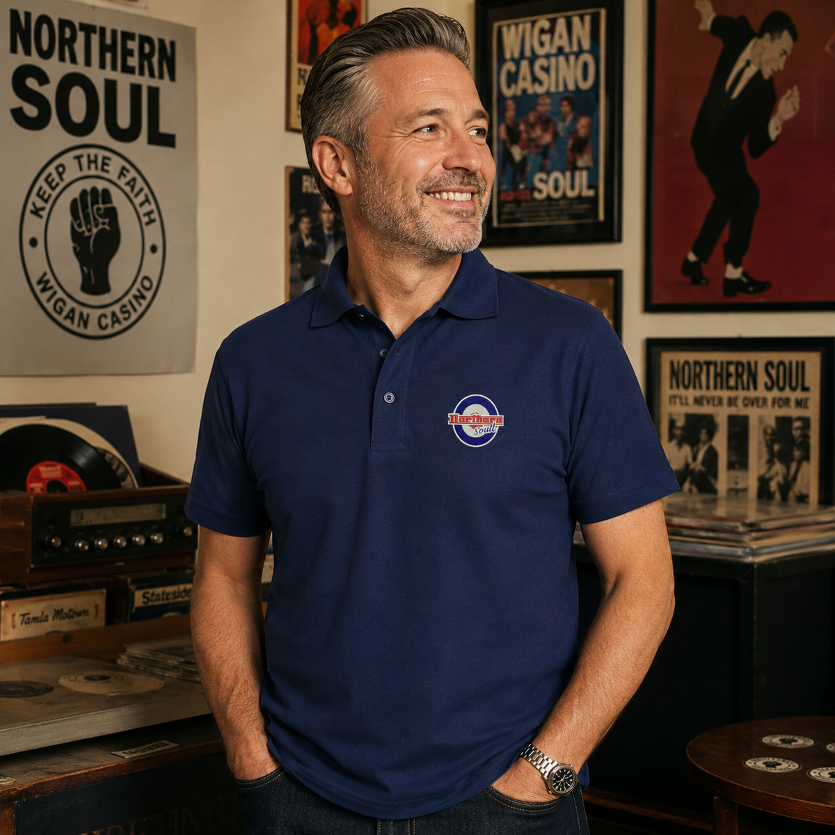 Northern Soul Polo Shirt for Sale