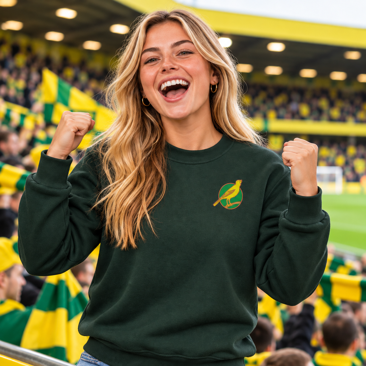 Norwich City FC Football Sweatshirt