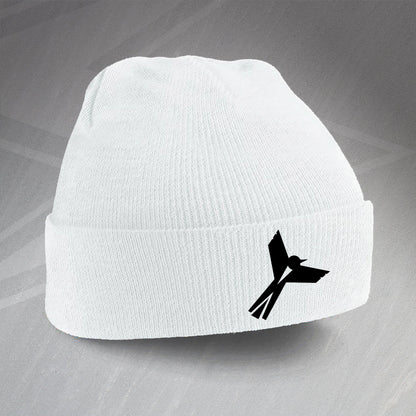 Retro Notts Beanie Hat with Embroidered Badge
