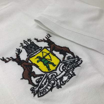 Retro Notts County Football Polo Shirt