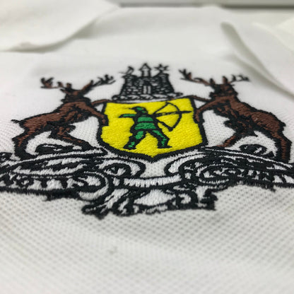 Retro Notts County Football Polo Shirt