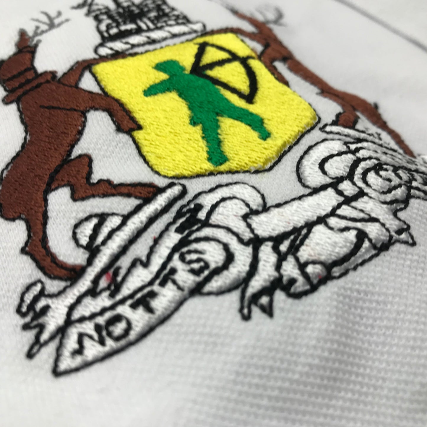 Retro Notts County Football Polo Shirt