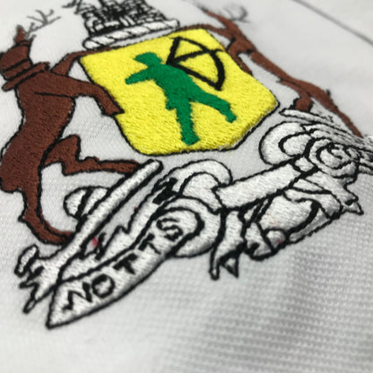 Retro Notts County Football Polo Shirt