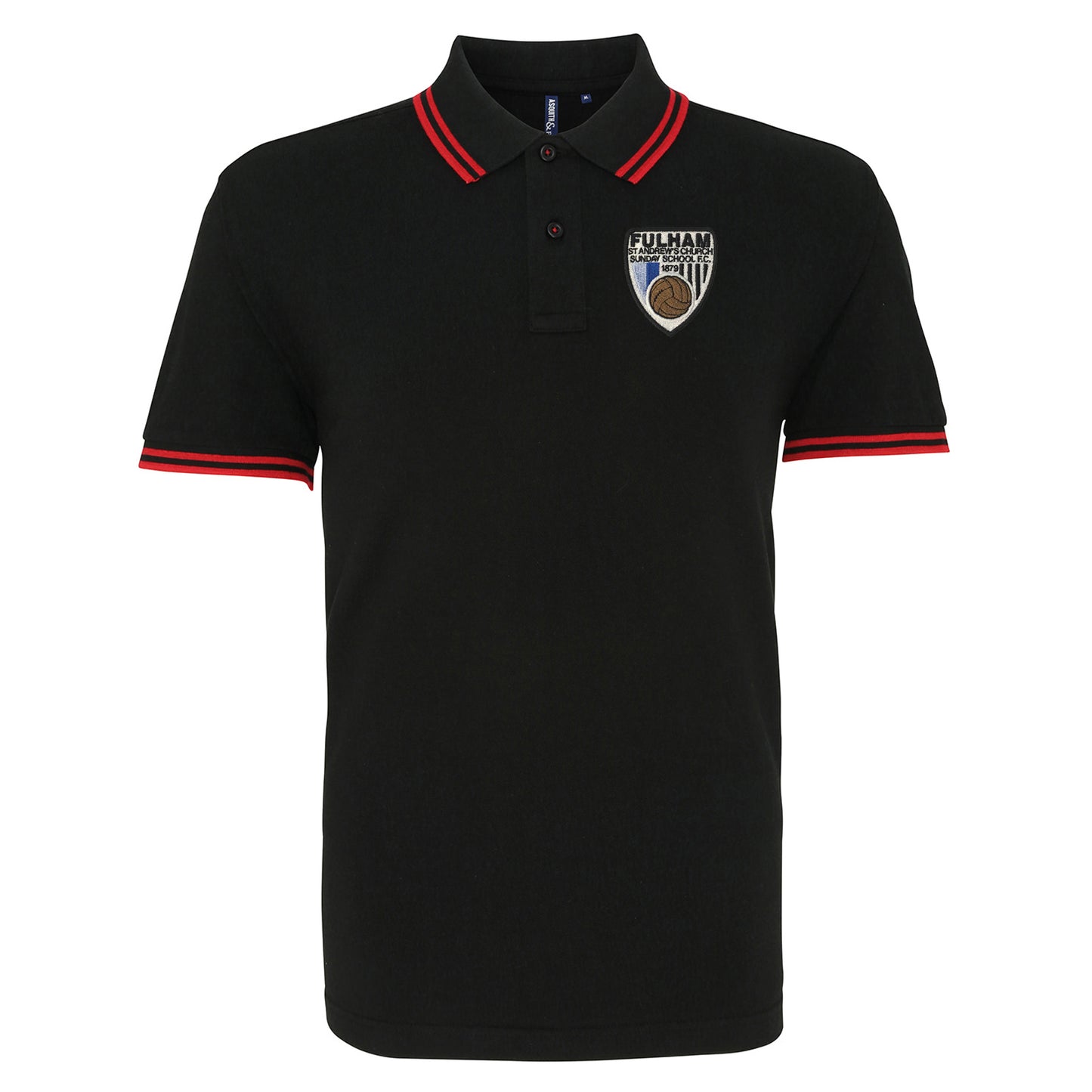 Old School Fulham Football Polo Shirt