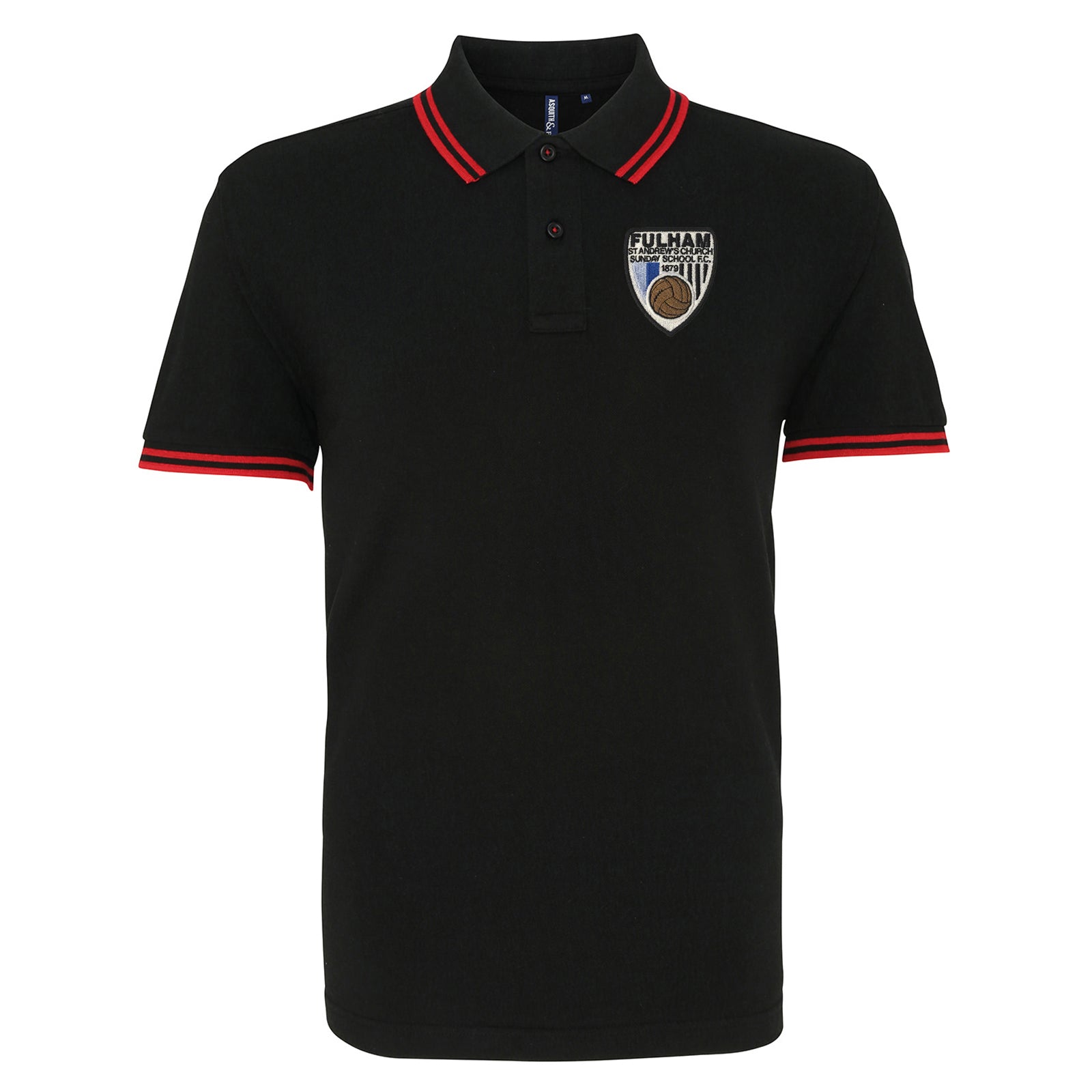 Old School Fulham Football Polo Shirt
