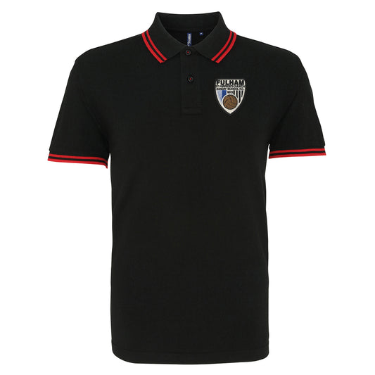 Old School Fulham Football Polo Shirt