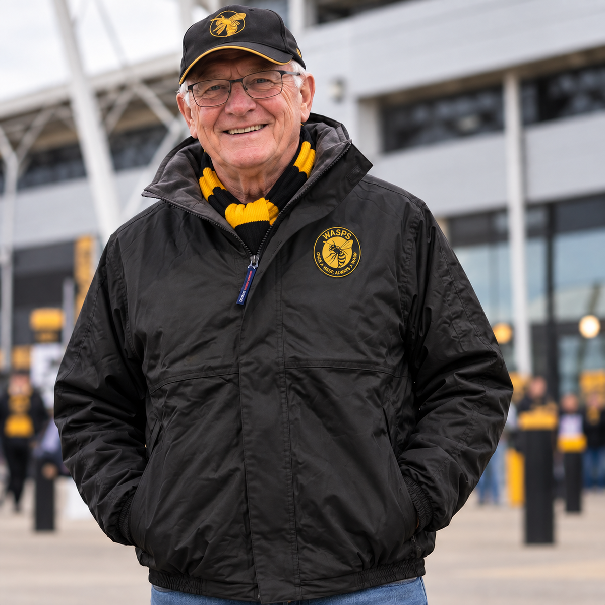 Once a Wasp Always a Wasp Rugby Jacket 