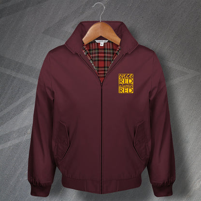 Once Red Always Red Harrington Jacket