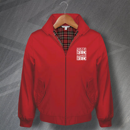 Once Red Always Red Harrington Jacket