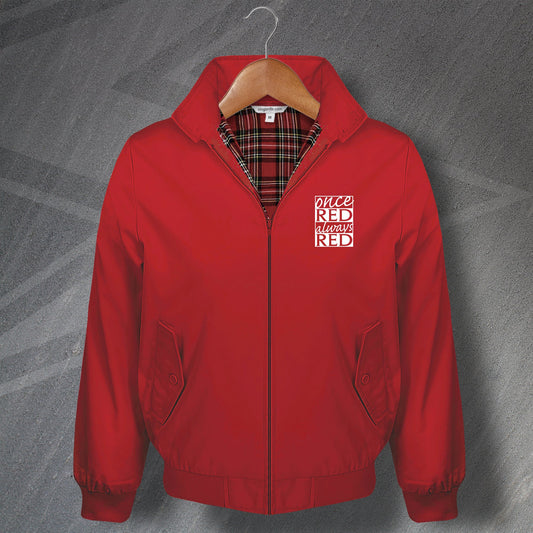 Once Red Always Red Harrington Jacket