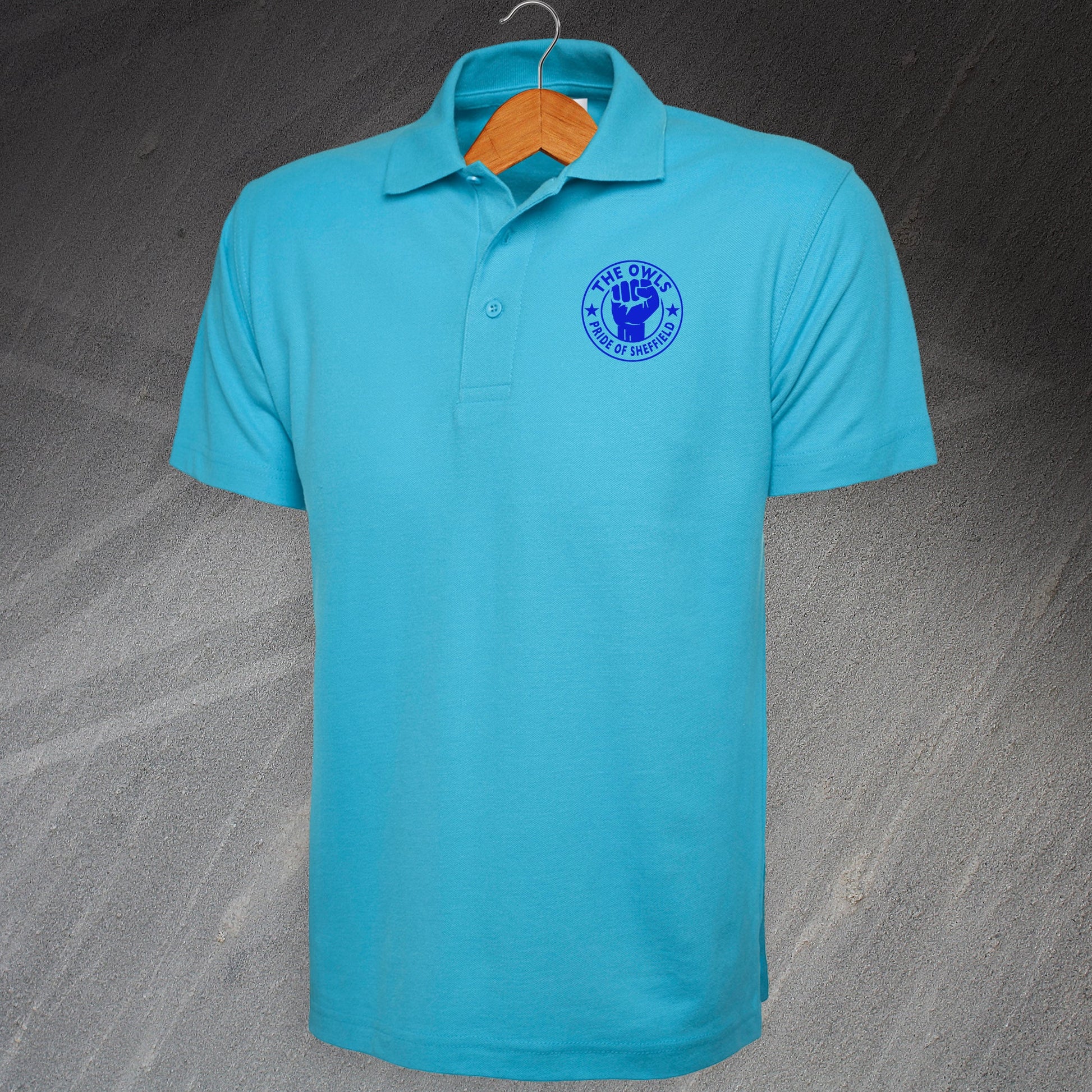 The Owls Pride of The Sheffield Embroidered Polo Shirt