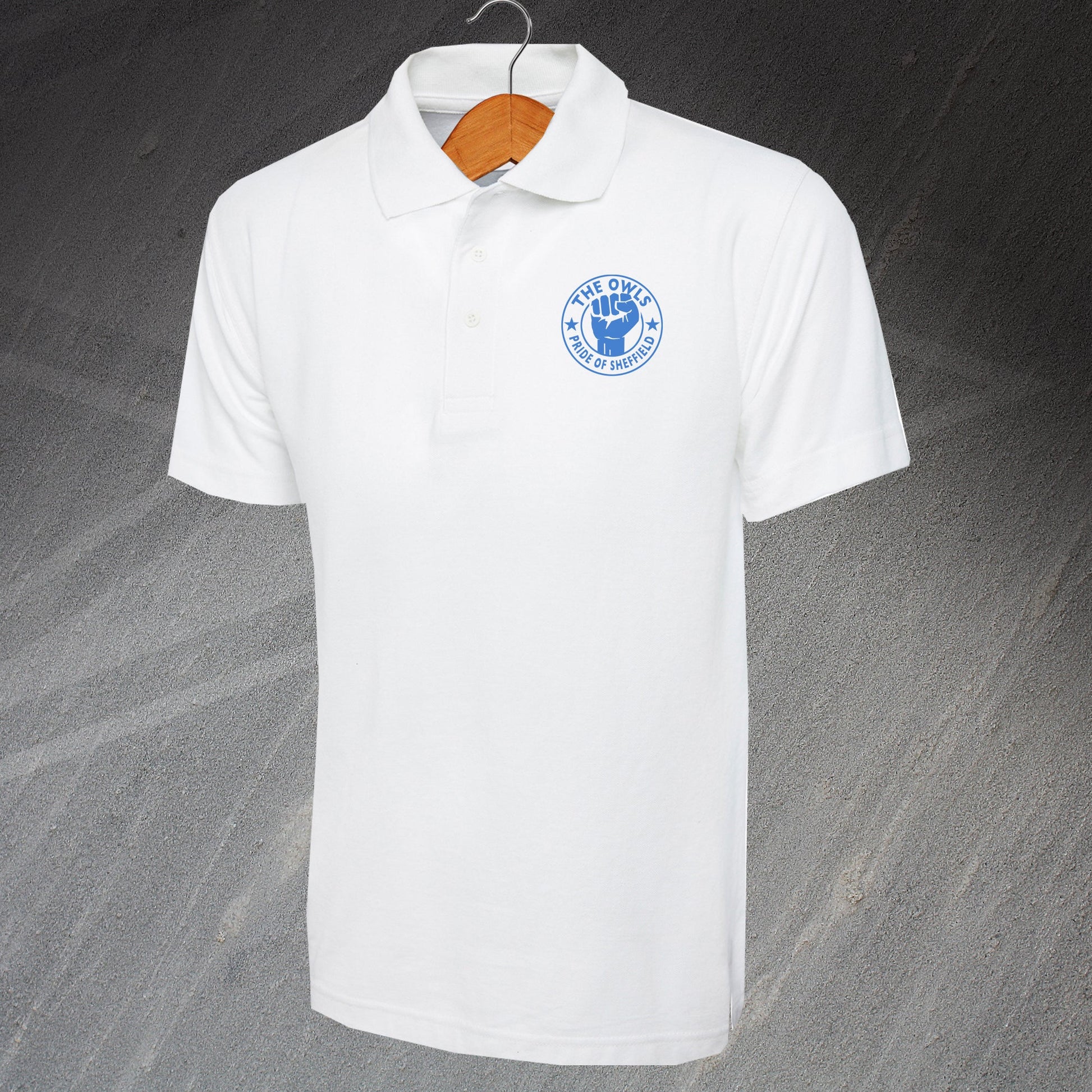 The Owls Pride of The Sheffield Embroidered Polo Shirt