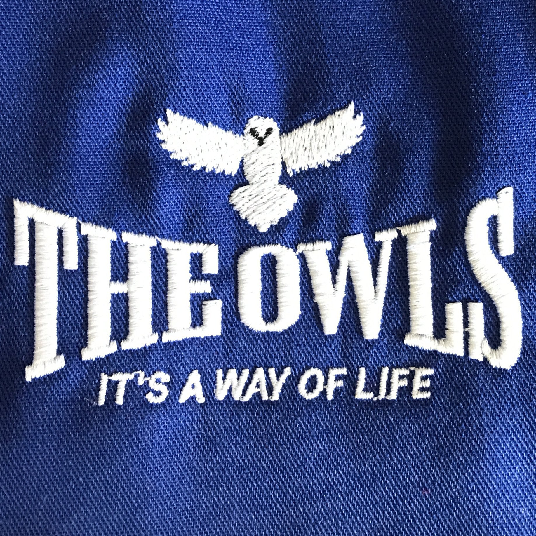 The Owls It's a Way of Life Embroidered Badge