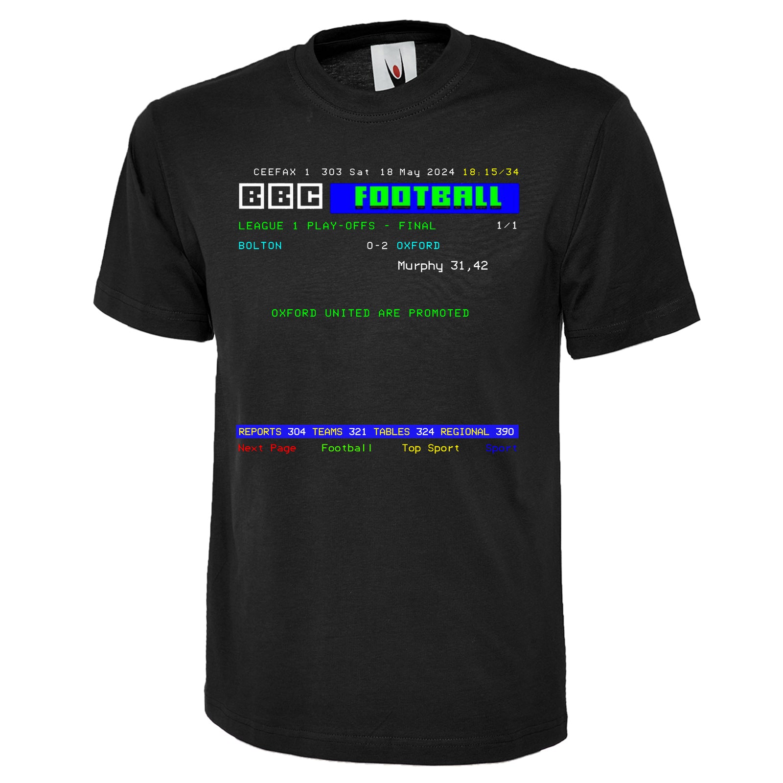 Oxford 2 Bolton 0 Playoff Final T-Shirt