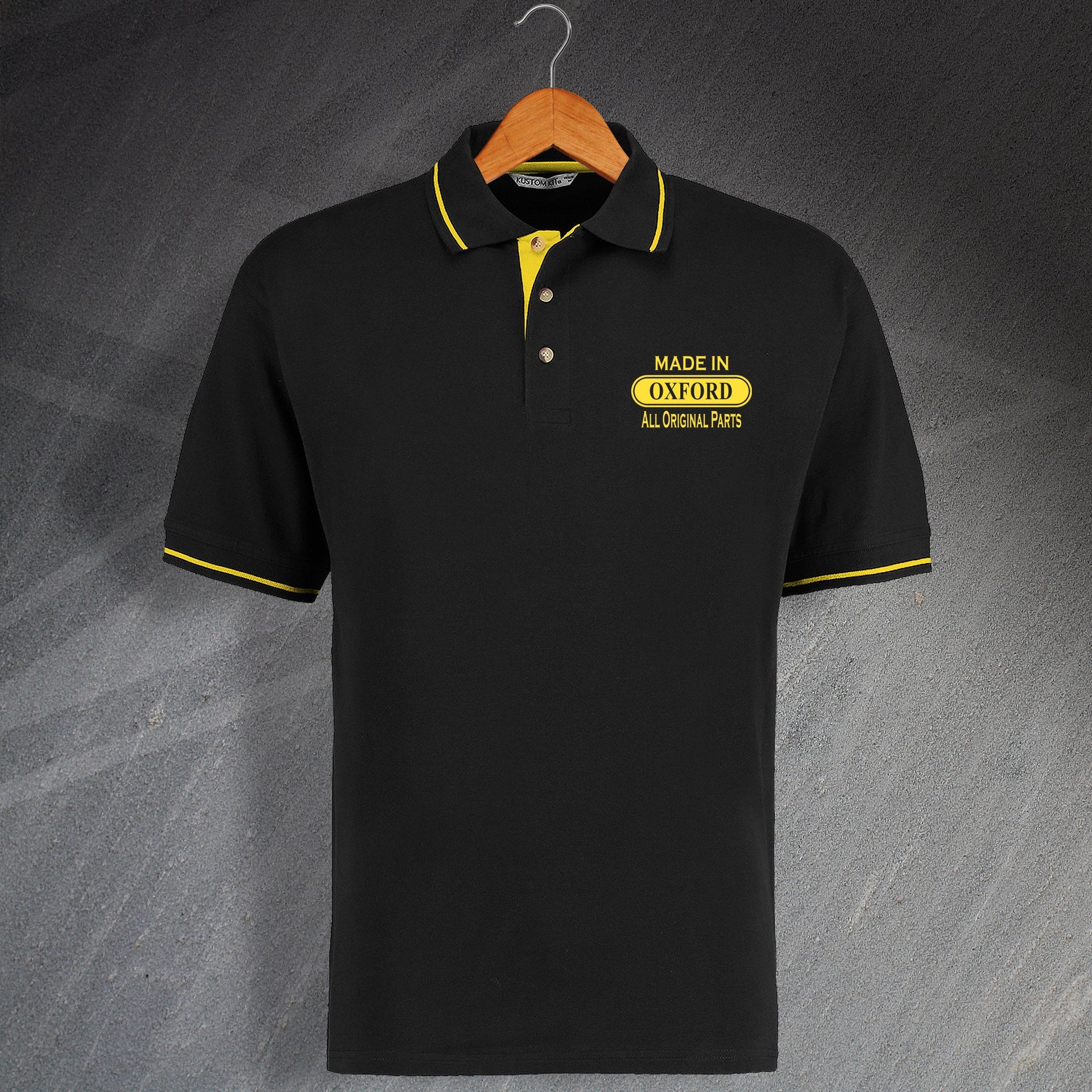 Made in Oxford Polo Shirt Embroidered Oxford Clothes for Sale