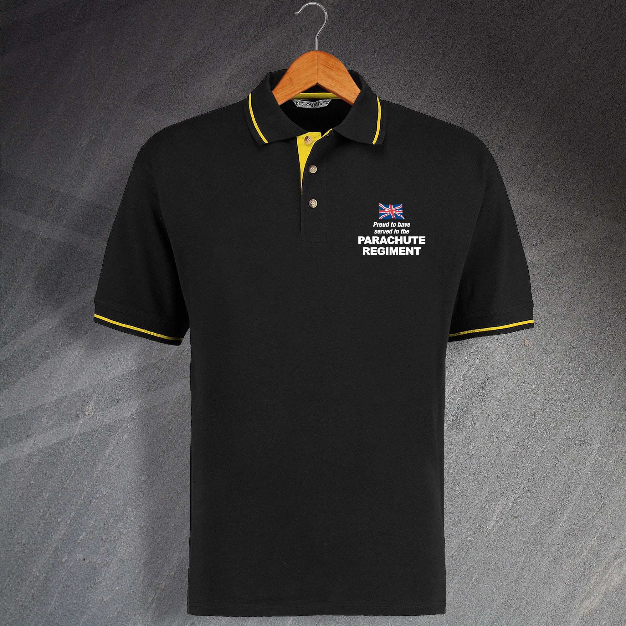 Parachute Regiment Embroidered Polo Shirt | Parachute Regiment Clothes ...