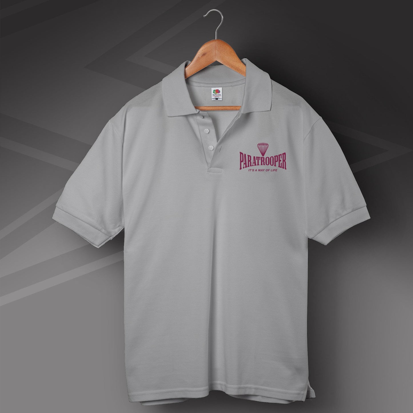 Paratrooper Embroidered Polo Shirt
