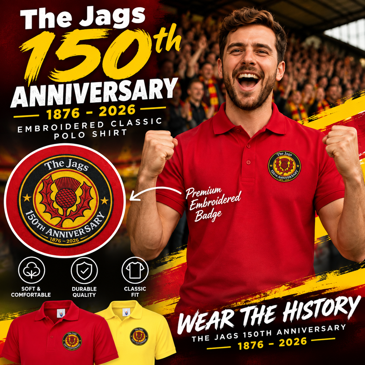 Partick Thistle 150th Anniversary Shirt