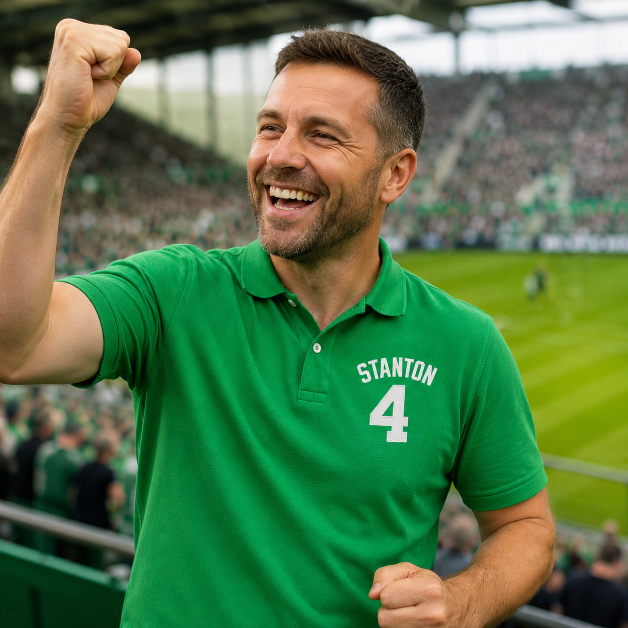 Pat Stanton Hibernian Shirt