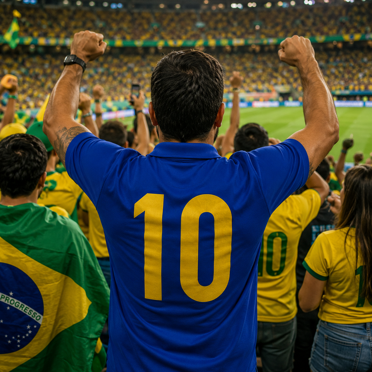 Pele No 10 Brazil Shirt from 1958 World Cup Final