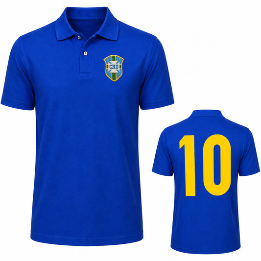 Pele No 10 Brazil Shirt from 1958 World Cup Final